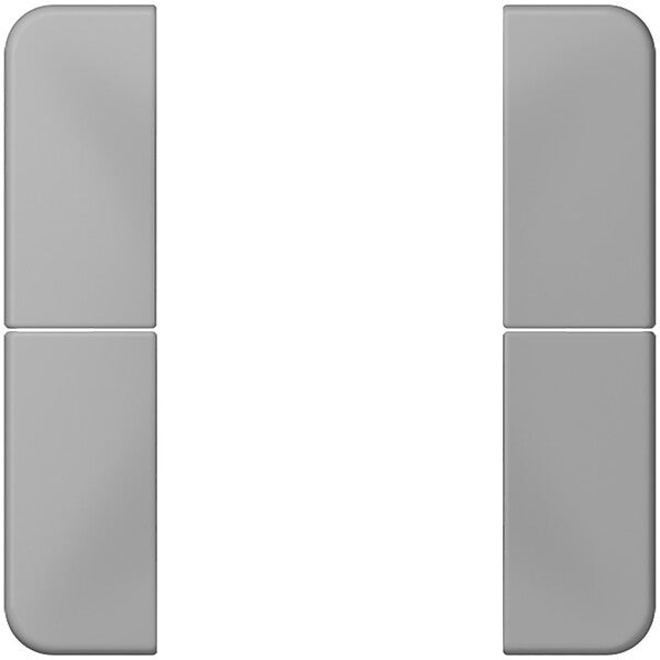 JUNG Tastensatz, 2fach komplett CD 502 TSA GR